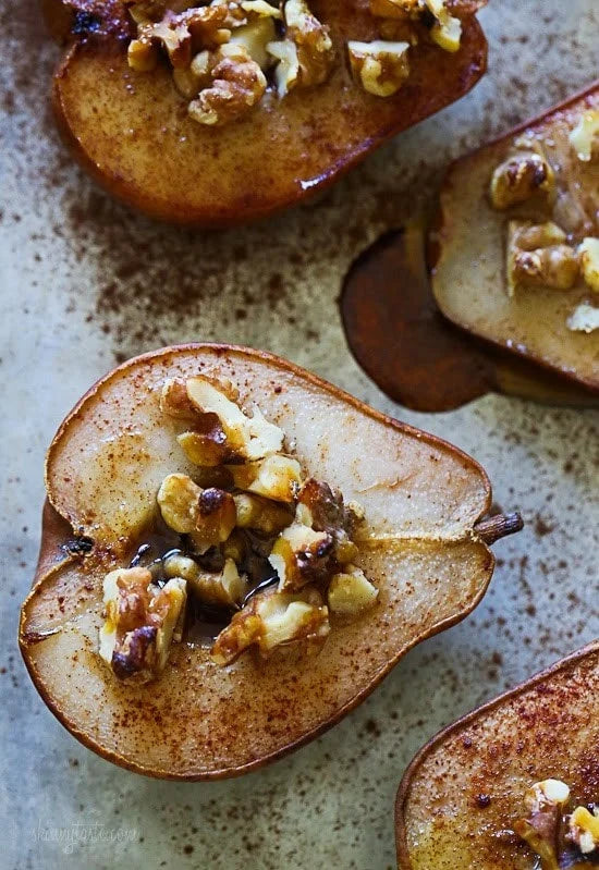 Spiced Baked Pears with Cordyceps and Tremella - rootandbones