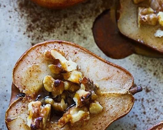 Spiced Baked Pears with Cordyceps and Tremella - Root + Bones