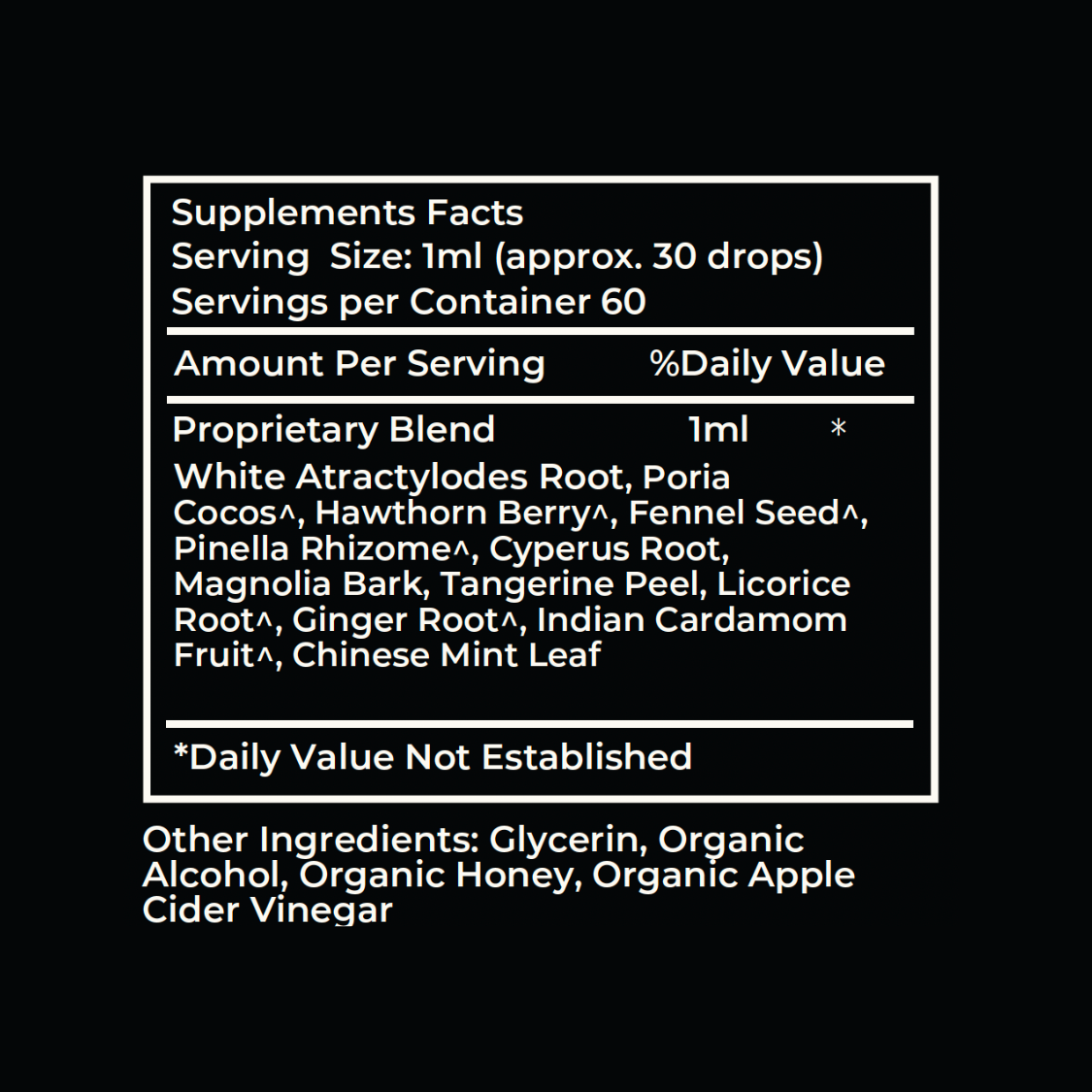 Bloat + Digestion Tincture
